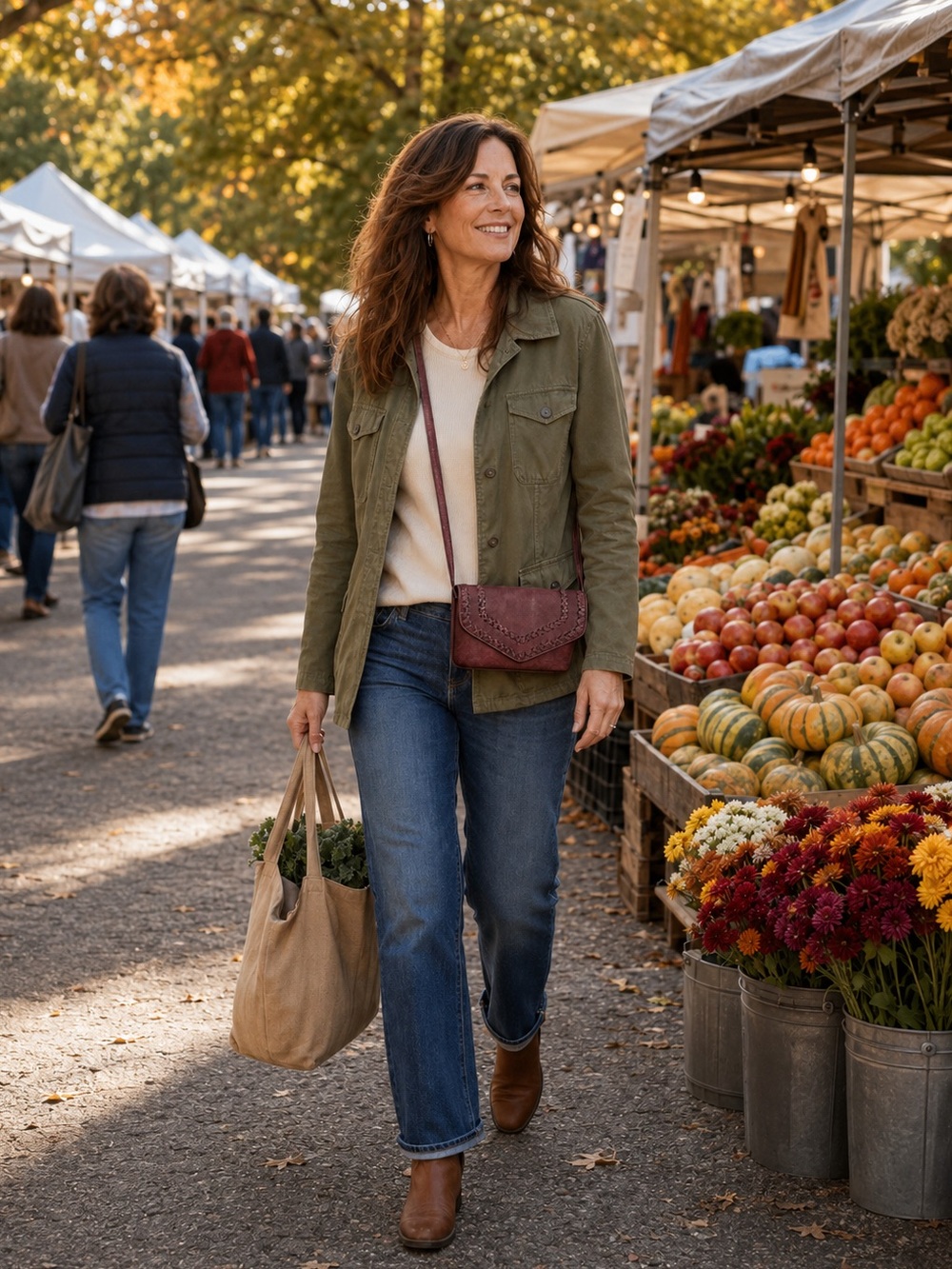 Latico Keely Burgundy Leather Crossbody Bag